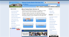 Desktop Screenshot of booneseniors.org